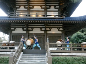Kaiko drummers and sake-- fabulous!!